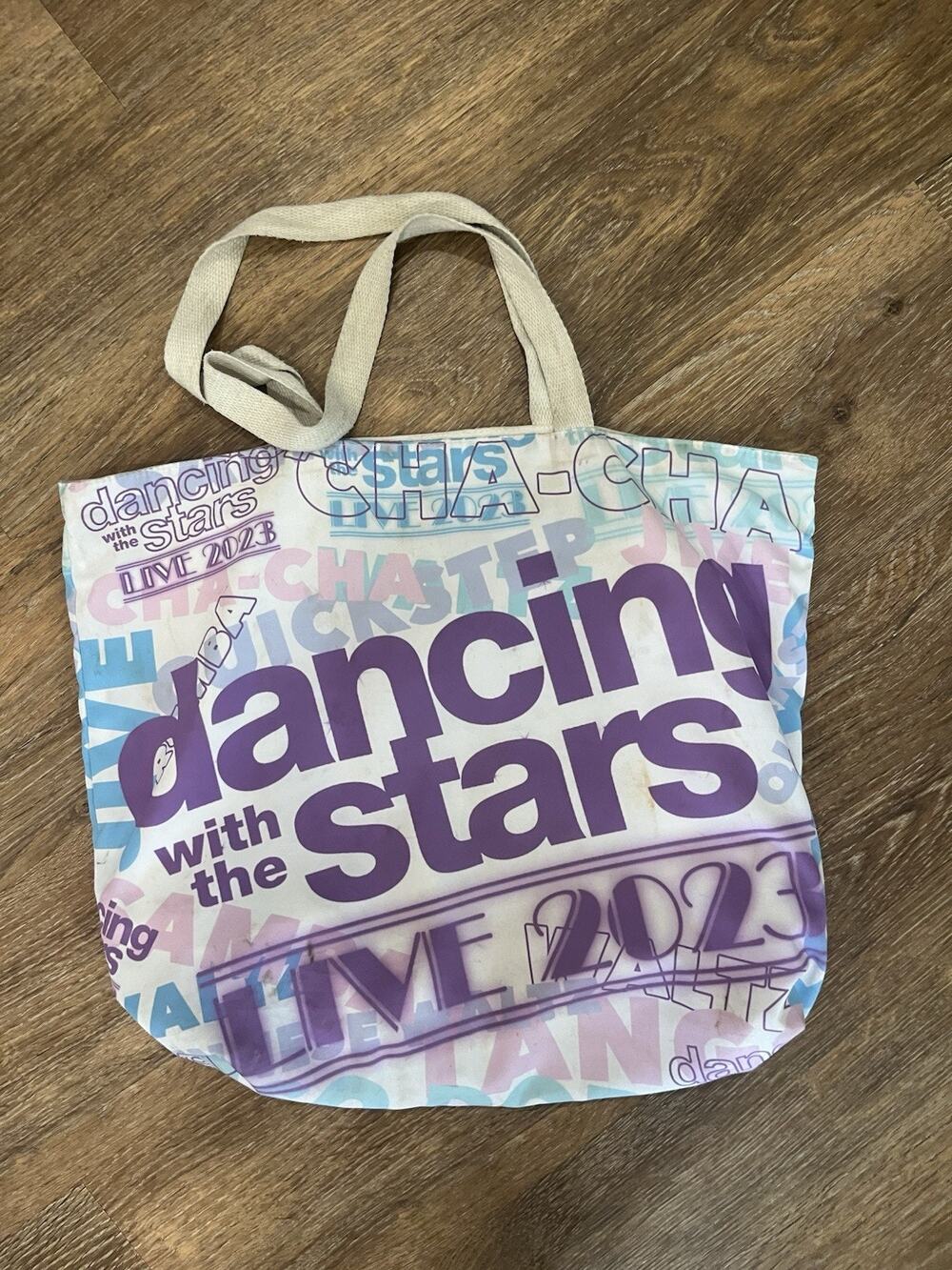 Dancing With the Stars Live 2023 Tote Bag Shopper Purple Graphic